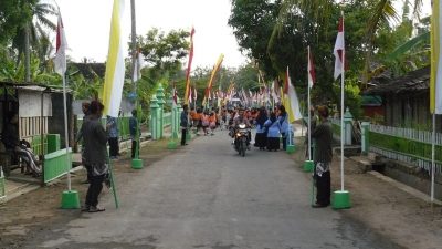 Tim Lomba Desa Propinsi Datang di Ponjong