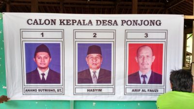 3 Calon Kepala Desa Ponjong 2015