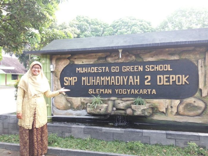 Ibu Diyah Puspitarini Ketua NA 2016-2020 dan Kepala Sekolah SMA Muhammadiyah 2 Depok